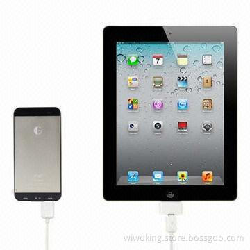 5,200mAh power bank with metal back for iPhone, portable mobile charger, white and black colors